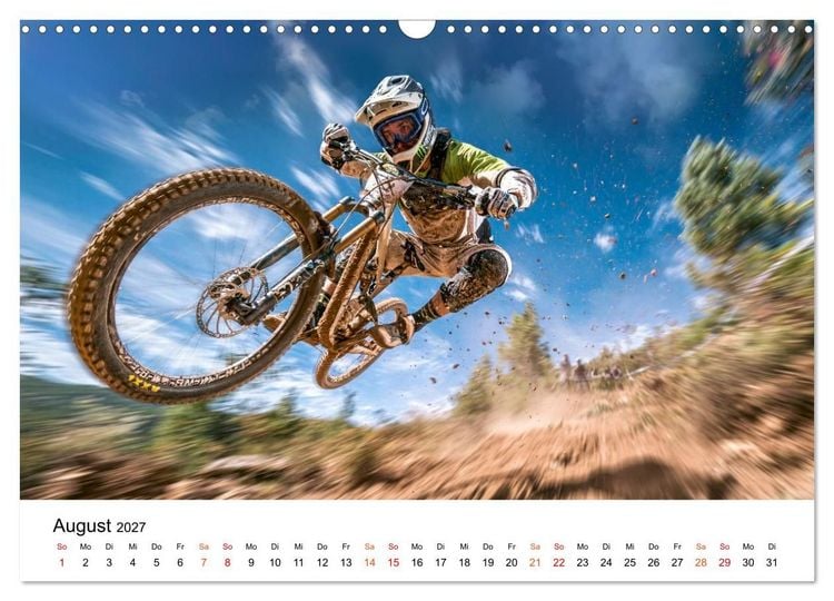 Produktbild: Mountainbike - Trails am Limit (Wandkalender 2027 DIN A3 quer), CALVENDO Monatskalender