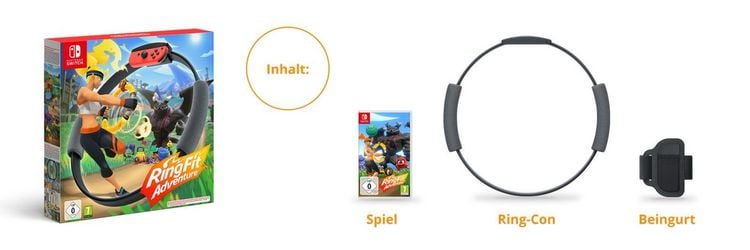 Produktbild: Ring Fit Adventure inkl. Ring-Con & Beingurt