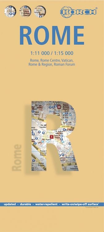 Produktbild: Rome, Rom, Borch Map