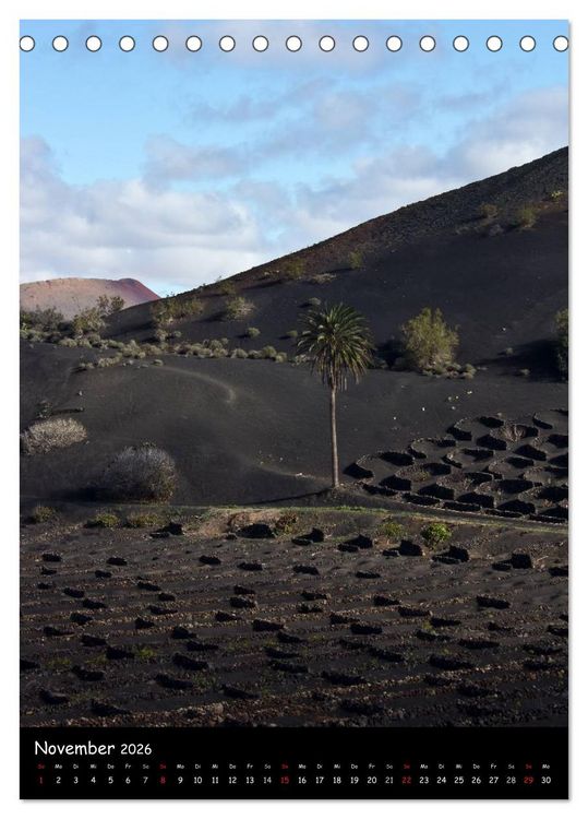 Produktbild: Lanzarote (Tischkalender 2026 DIN A5 hoch), CALVENDO Monatskalender