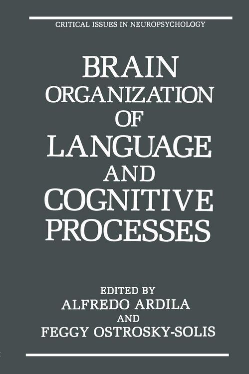Produktbild: Brain Organization of Language and Cognitive Processes