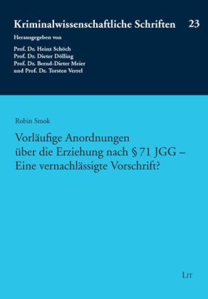 Produktbild: Vorl&auml;ufige Anordnungen &uuml;ber die Erziehung nach &sect; 71 JGG - Eine vernachl&auml;ssigte Vorschrift?