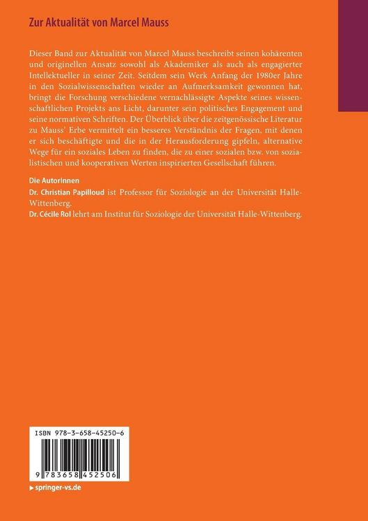Produktbild: Zur Aktualität von Marcel Mauss