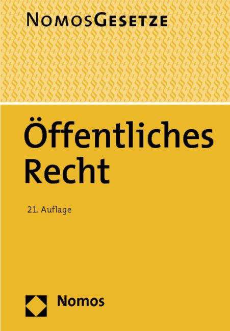 Produktbild: &Ouml;ffentliches Recht