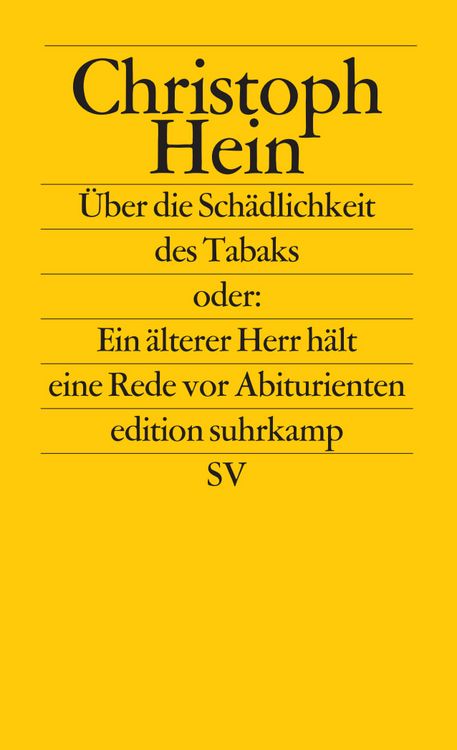 Produktbild: &Uuml;ber die Sch&auml;dlichkeit des Tabaks