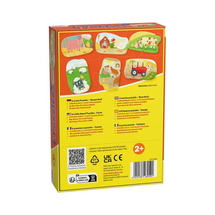 Produktbild: 6 erste Puzzles - Bauernhof