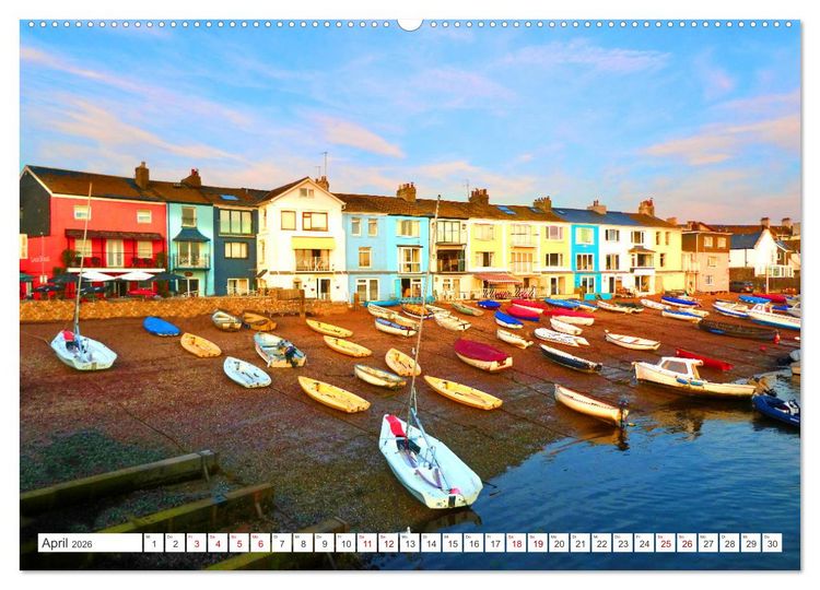Produktbild: S&uuml;dengland - On the road in Devon und Cornwall (Wandkalender 2026 DIN A2 quer), CALVENDO Monatskalender