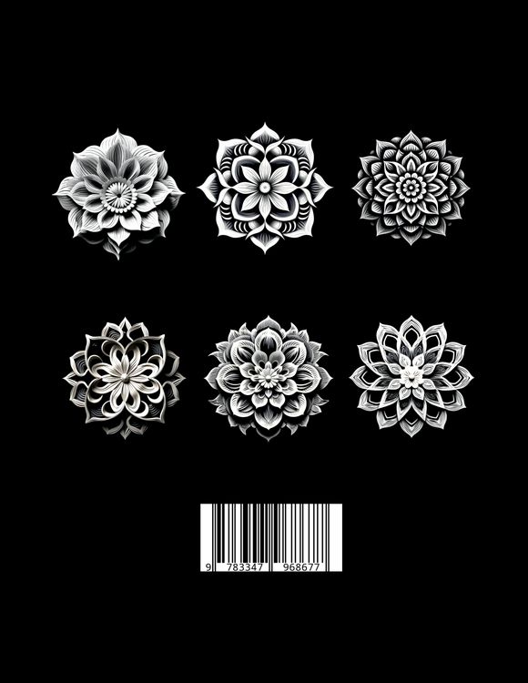 Produktbild: Schwarzes &bdquo;3D Malbuch f&uuml;r Erwachsene&ldquo;.