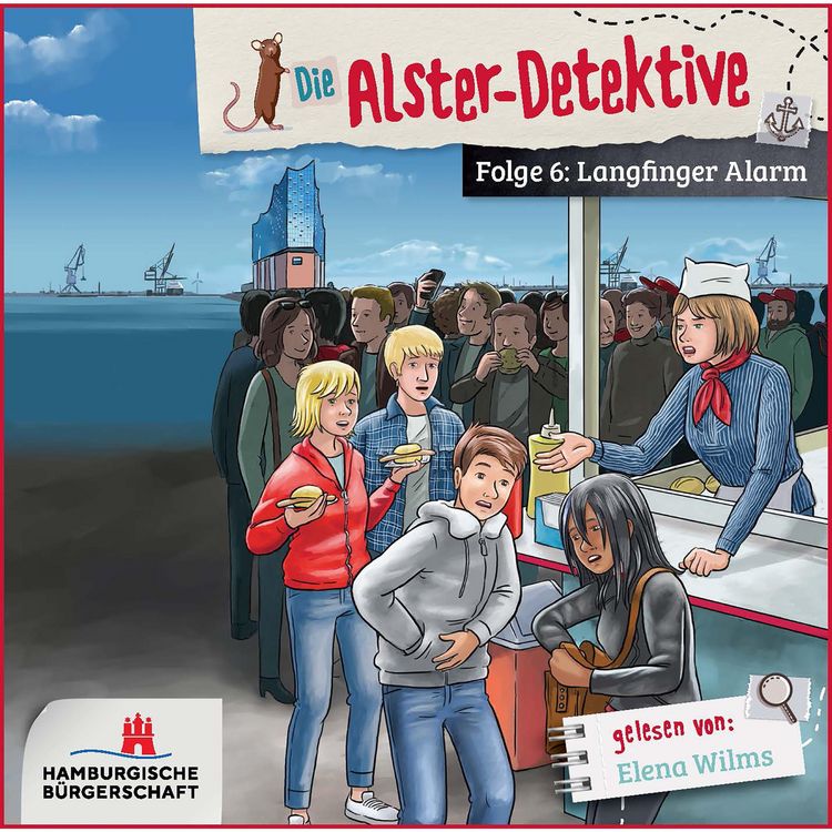 Produktbild: Alster-Detektive Folge 6 - Langfinger Alarm (H&ouml;rbuch ungek&uuml;rzt)