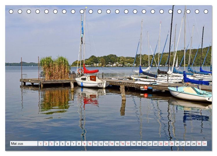 Produktbild: RATZEBURG und M&Ouml;LLN (Tischkalender 2026 DIN A5 quer), CALVENDO Monatskalender