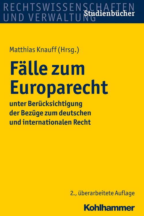 Produktbild: F&auml;lle zum Europarecht