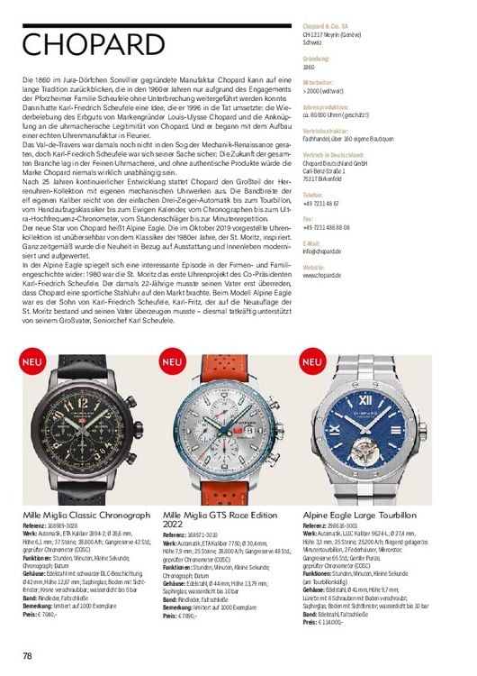 Produktbild: Armbanduhren Katalog 2022/2023