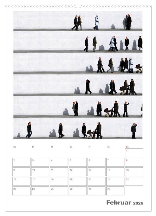 Produktbild: Wall People - Bilderserie von Eka Sharashidze (Wandkalender 2026 DIN A2 hoch), CALVENDO Monatskalender