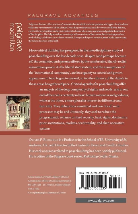 Produktbild: Palgrave Advances in Peacebuilding
