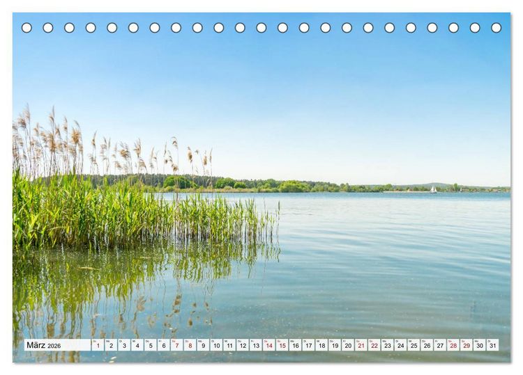Produktbild: Unser Altm&uuml;hlsee (Tischkalender 2026 DIN A5 quer), CALVENDO Monatskalender