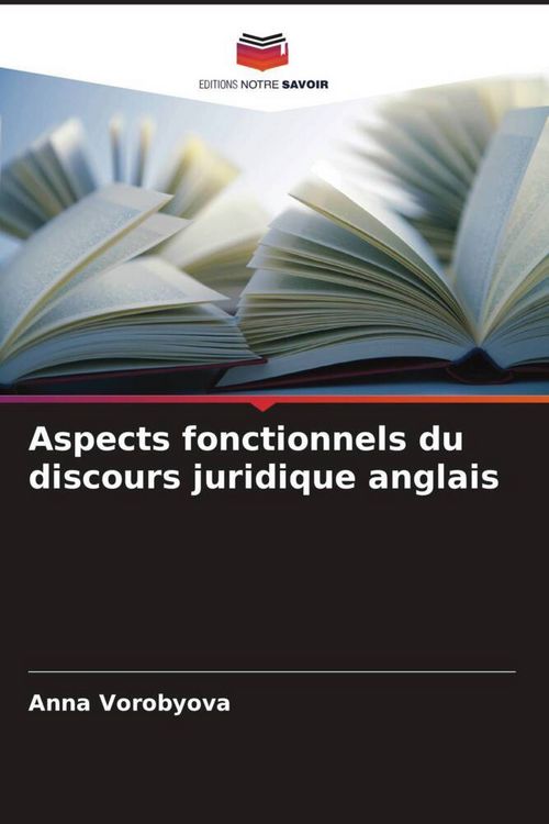 Produktbild: Aspects fonctionnels du discours juridique anglais