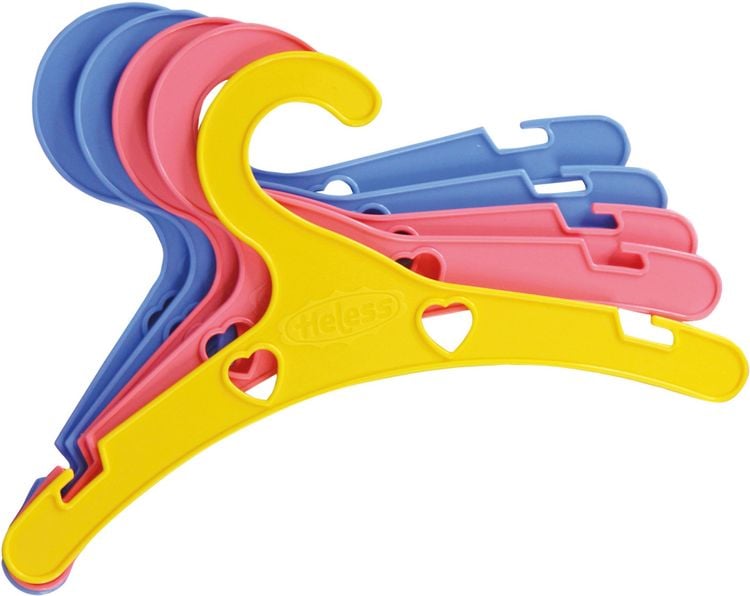 Produktbild: Heless - Bunte Puppenkleiderb&uuml;gel, 5 St.