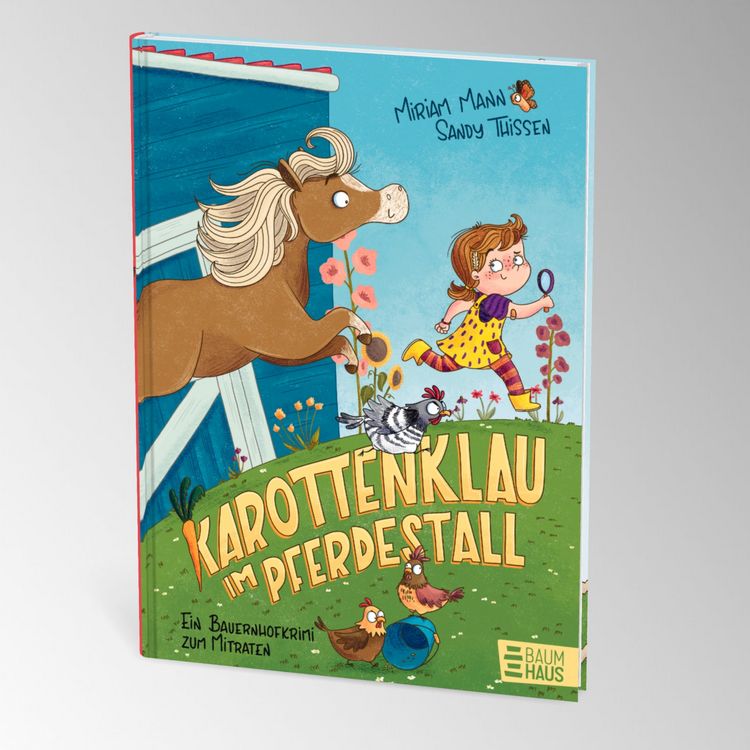 Produktbild: Karottenklau im Pferdestall - Ein Bauernhofkrimi zum Mitraten