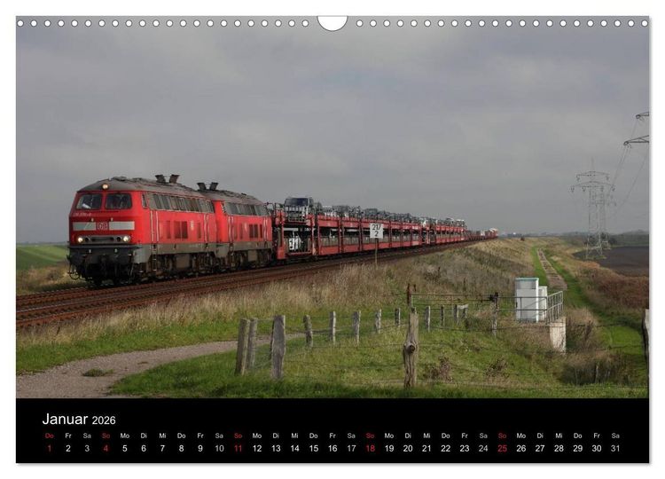 Produktbild: Erfolg einer Lokfamilie - Die V160-Baureihen (Wandkalender 2026 DIN A3 quer), CALVENDO Monatskalender