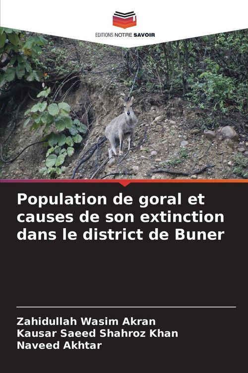 Produktbild: Population de goral et causes de son extinction dans le district de Buner