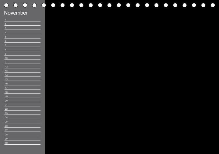 Produktbild: Bastelkalender mit Planerfunktion / F&uuml;r Schwarz - Wei&szlig; - Seher (Tischkalender immerw&auml;hrend DIN A5 quer)