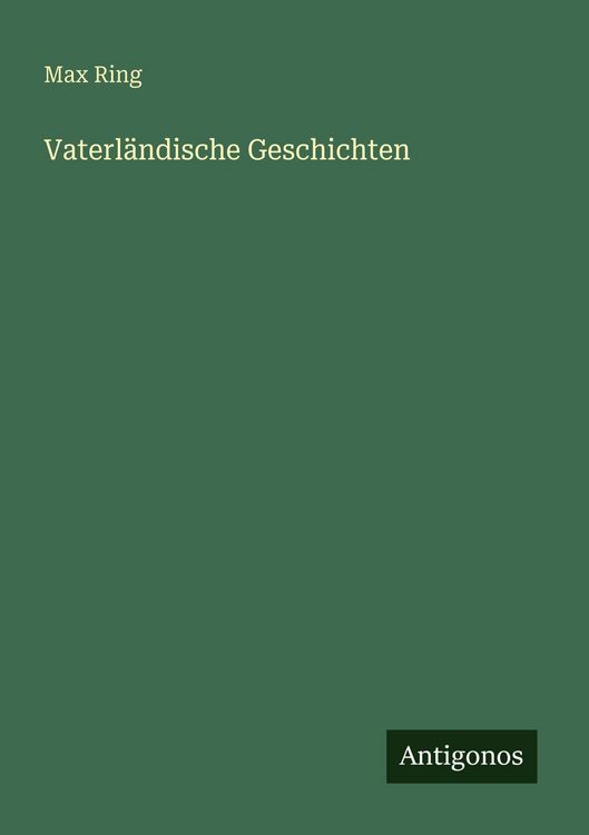Produktbild: Vaterl&auml;ndische Geschichten