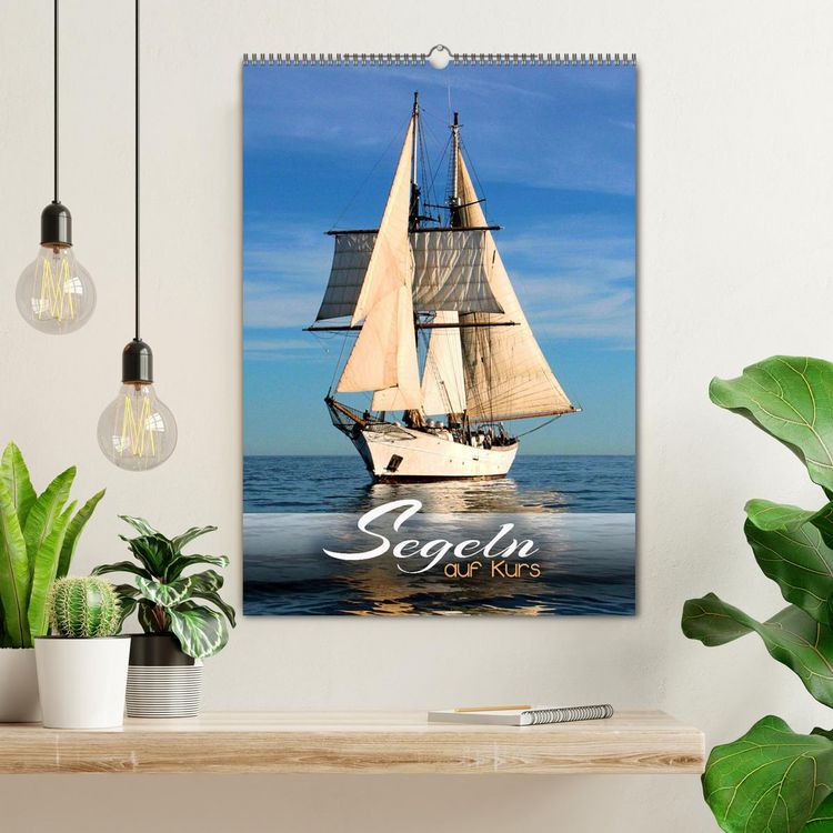 Produktbild: Segeln - auf Kurs (Wandkalender 2026 DIN A2 hoch), CALVENDO Monatskalender