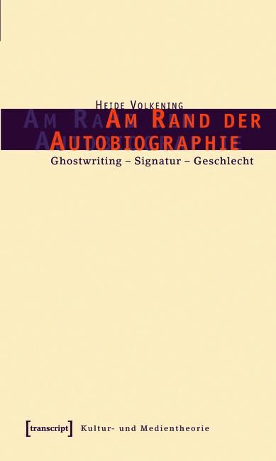 Produktbild: Am Rand der Autobiographie