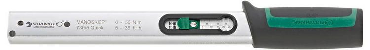 Produktbild: Stahlwille 730/5 QUICK 50184005 Drehmomentschl&uuml;ssel 6 - 50 Nm