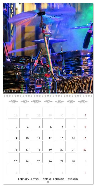 Produktbild: Drummer Action (Wall Calendar 2026 12 &times; 12 Inch) CALVENDO 12 Month Wall Calendar