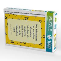 Produktbild: CALVENDO Puzzle Das Schlimmste an manchen Menschen ist, dass sie n&uuml;chtern sind, wenn sie nicht betrunken sind. | 1000 Teile Lege-Gr&ouml;&szlig;e 64x48cm Foto-Pu