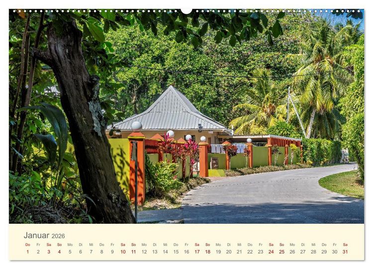 Produktbild: Traumhafte Seychellen (hochwertiger Premium Wandkalender 2026 DIN A2 quer), Kunstdruck in Hochglanz