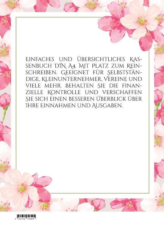 Produktbild: Kassenbuch DIN A4