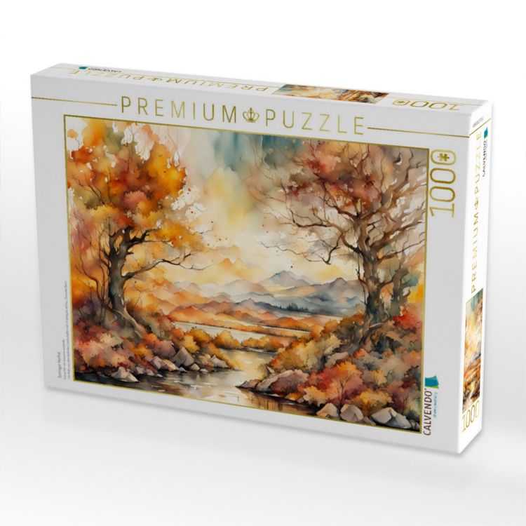 Produktbild: CALVENDO Puzzle Sonniger Herbst | 1000 Teile Lege-Gr&ouml;&szlig;e 64x48cm Foto-Puzzle f&uuml;r gl&uuml;ckliche Stunden