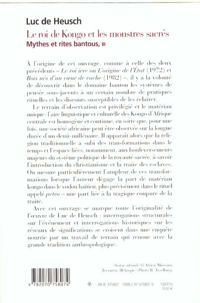 Produktbild: Mythes et rites bantous