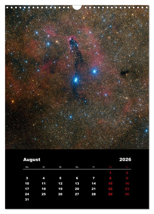 Produktbild: Das Universum (Wandkalender 2026 DIN A3 hoch), CALVENDO Monatskalender