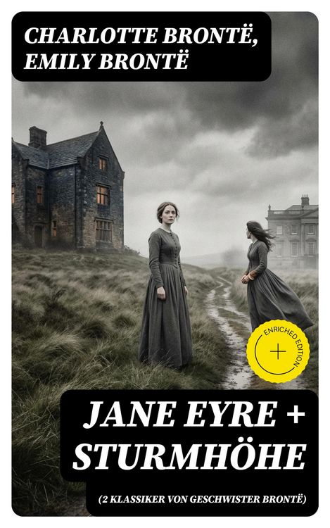 Produktbild: Jane Eyre + Sturmh&ouml;he (2 Klassiker von Geschwister Bront&euml;)