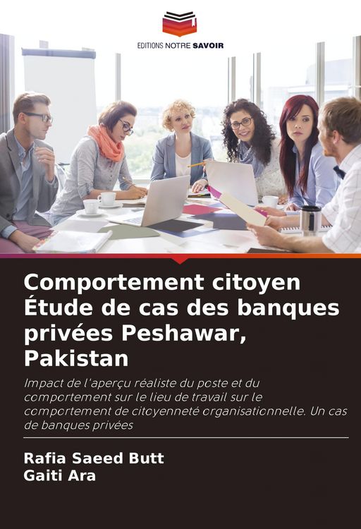 Produktbild: Comportement citoyen &Eacute;tude de cas des banques priv&eacute;es Peshawar, Pakistan