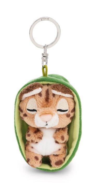 Produktbild: NICI - Schl&uuml;sselanh&auml;nger Sleeping Pets Karacal 8cm K&ouml;rbchenr&uuml;n an Header Karte