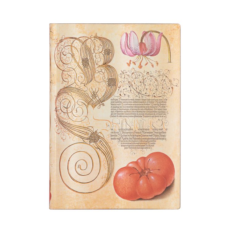 Produktbild: Softcover Notizbuch Lilie & Tomate, Midi, Unliniert