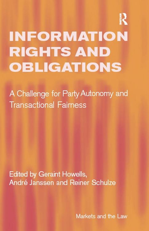 Produktbild: Information Rights and Obligations