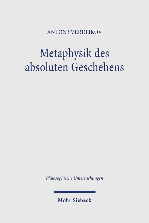 Produktbild: Metaphysik des absoluten Geschehens