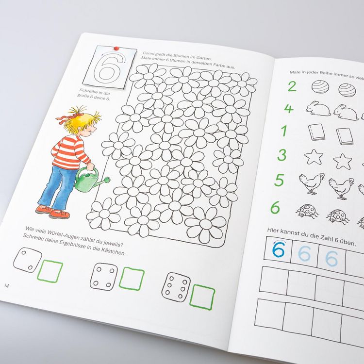 Produktbild: Conni Gelbe Reihe (Besch&auml;ftigungsbuch): Zahlen schreiben Extra
