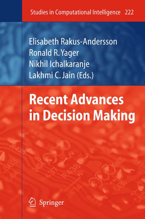 Produktbild: Recent Advances in Decision Making
