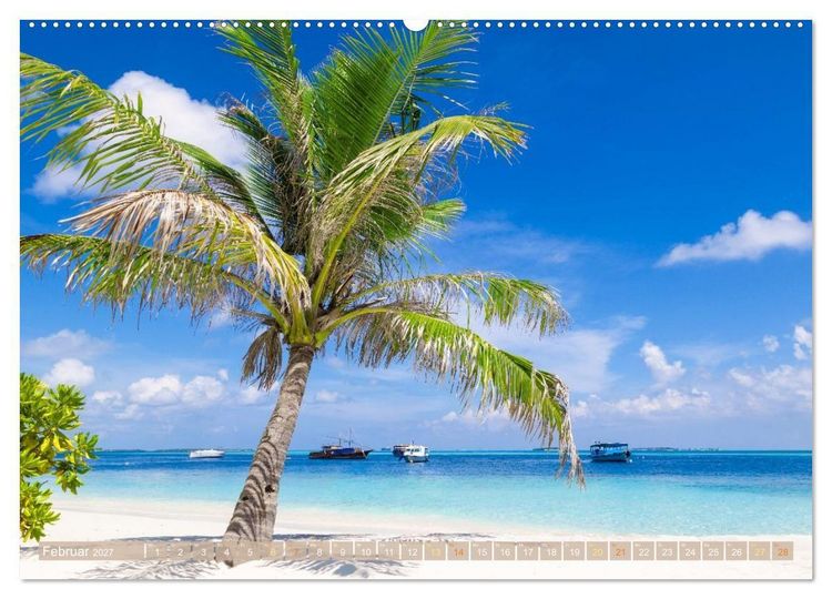 Produktbild: Reif f&uuml;r die Insel: Fernweh & Traumziele (hochwertiger Premium Wandkalender 2027 DIN A2 quer), Kunstdruck in Hochglanz