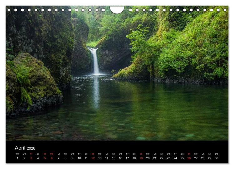 Produktbild: Das "gr&uuml;ne" Nordamerika - Kanada und USA (Wandkalender 2026 DIN A4 quer), CALVENDO Monatskalender