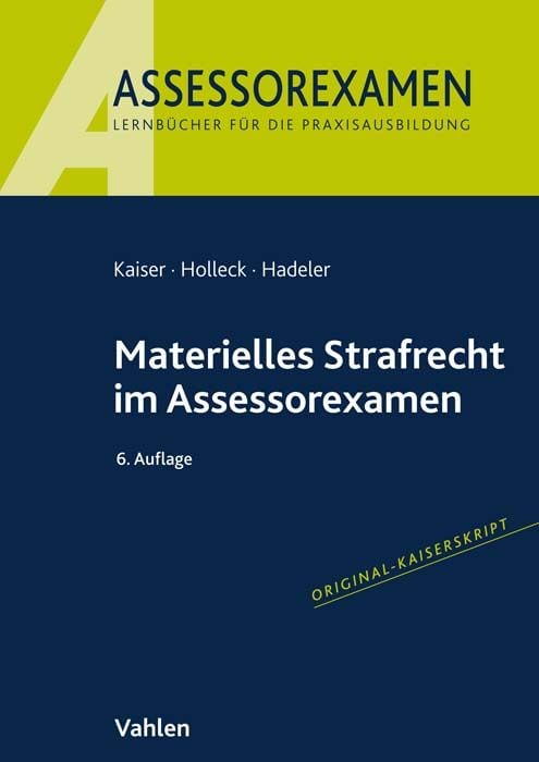 Produktbild: Assessorexamen / Materielles Strafrecht im Assessorexamen
