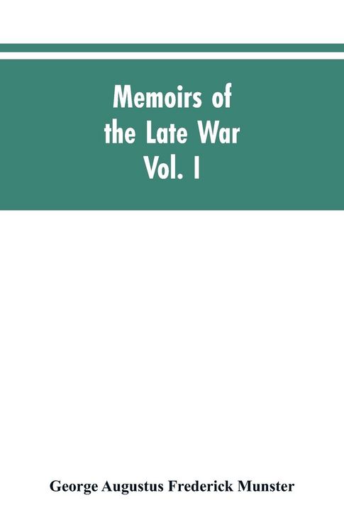 Produktbild: Memoirs of the Late War