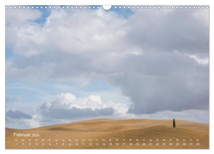 Produktbild: Traumblicke Toskana - Licht, Land, Leben (Wandkalender 2026 DIN A3 quer), CALVENDO Monatskalender