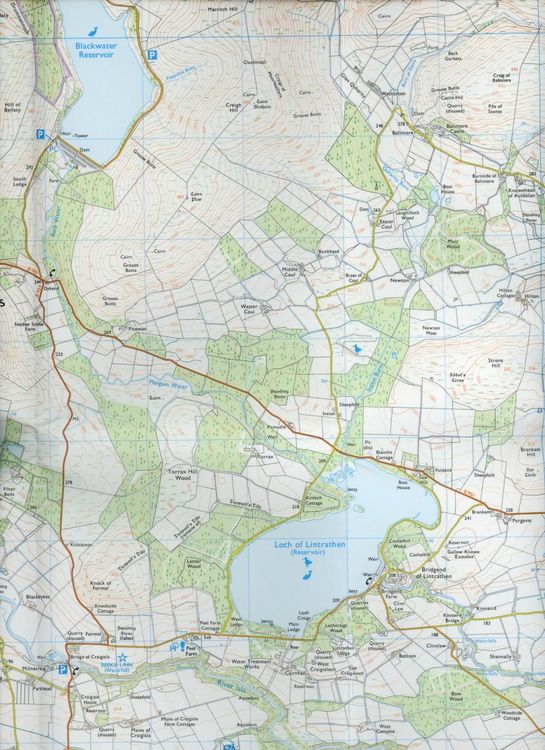 Produktbild: Blairgowrie, Kirriemuir & Glamis 1 : 25 000